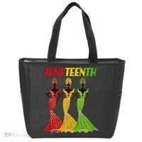 Celebrate Juneteenth Beautiful Black African American Women Attire Tote Bag thumb 0