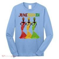 Celebrate Juneteenth Beautiful Black African American Women Attire Long Sleeve Shirt thumb 0