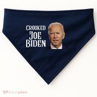 Crooked Joe Biden USA-Made Doggie Bandana thumb 0