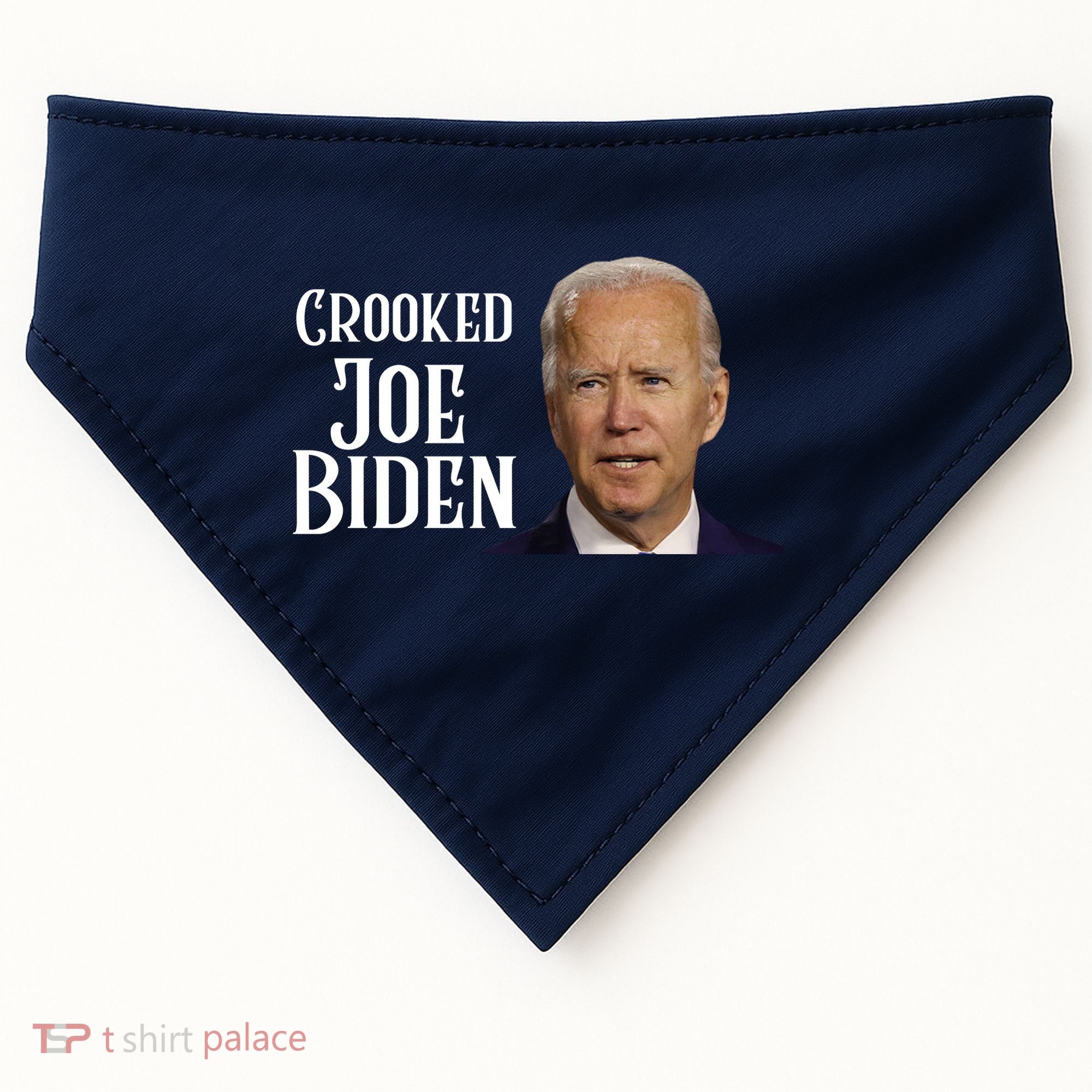 Crooked Joe Biden USA-Made Doggie Bandana