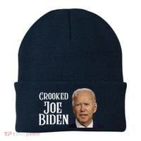 Crooked Joe Biden Beanie thumb 0