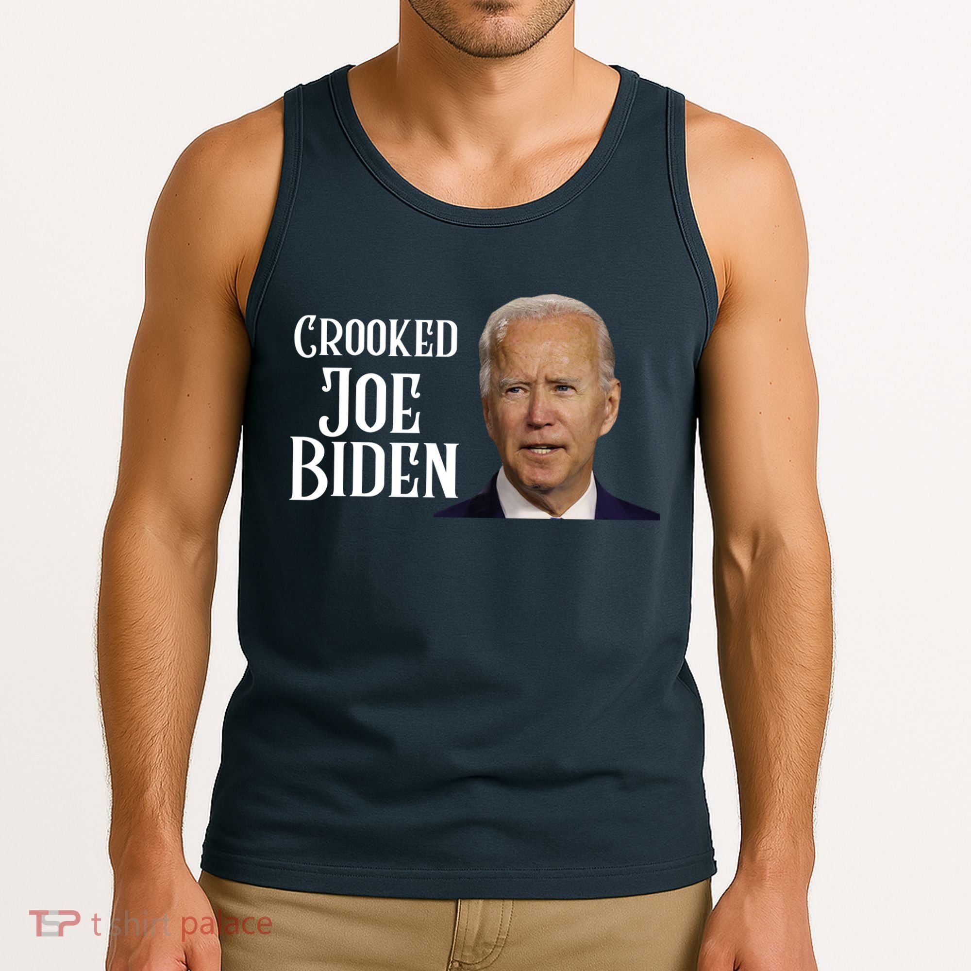 Crooked Joe Biden Tank Top