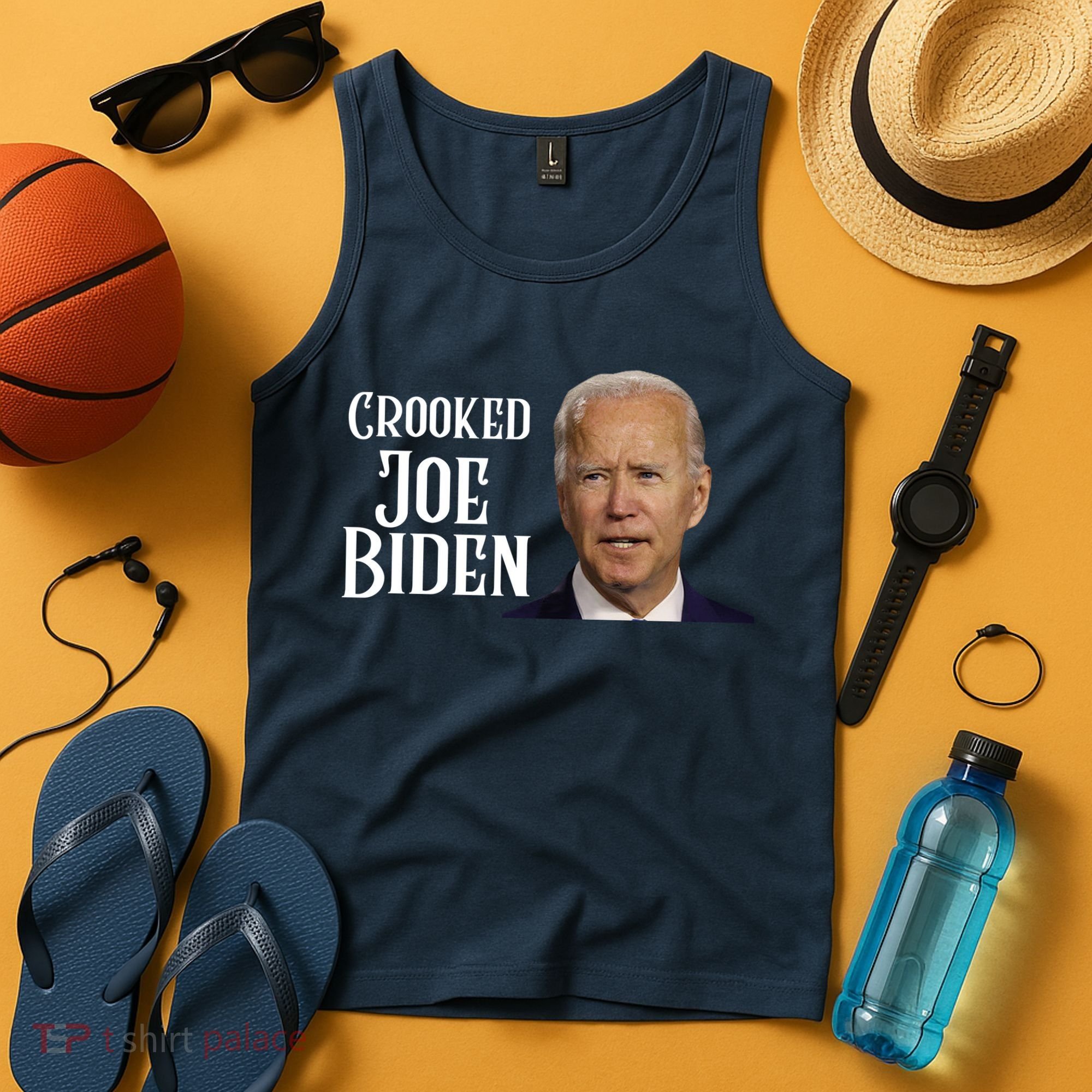 Crooked Joe Biden Tank Top