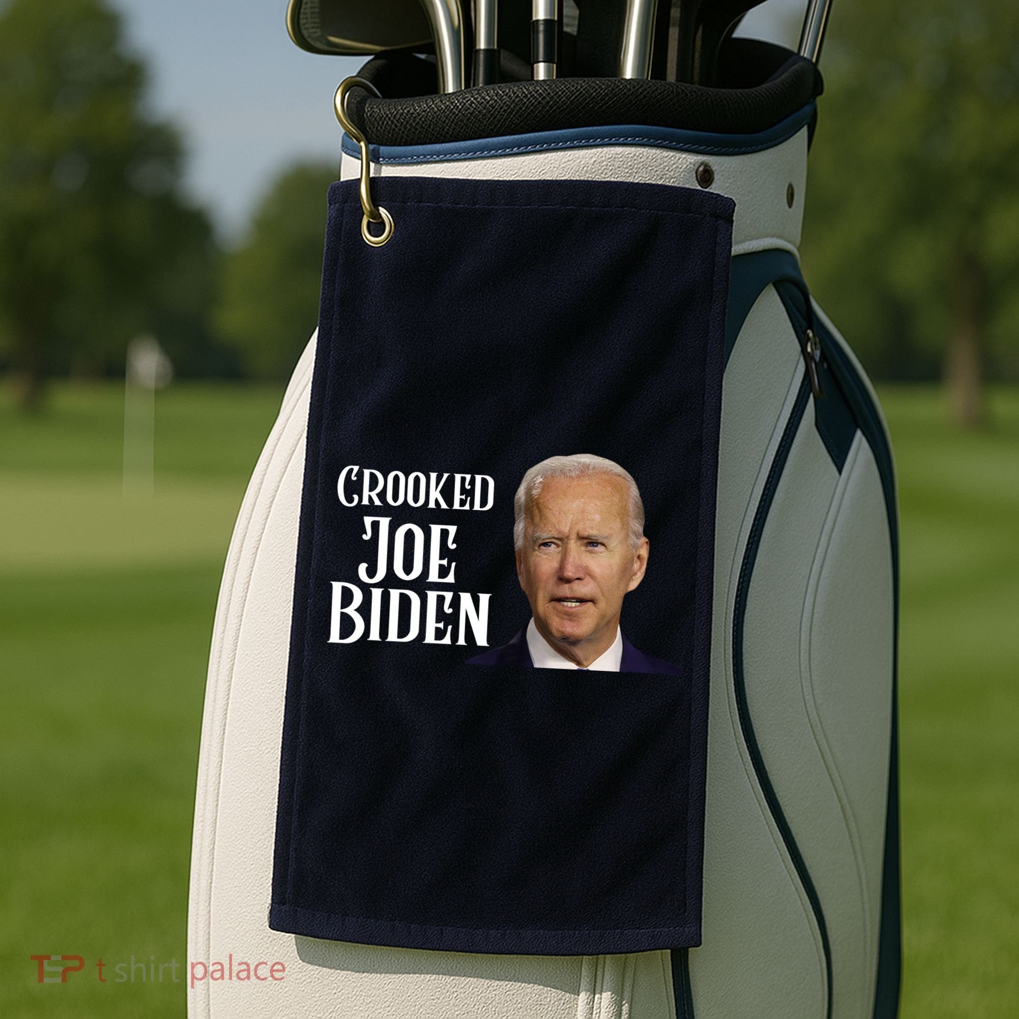 Crooked Joe Biden Golf Towel