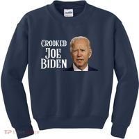 Crooked Joe Biden Kids Sweatshirt thumb 0