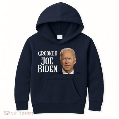 Crooked Joe Biden Kids Hoodie