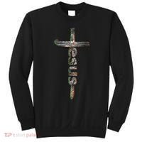 Camo Jesus Cross Sweatshirt thumb 0