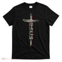 Camo Jesus Cross T-Shirt thumb 0