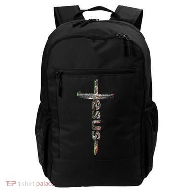 Camo Jesus Cross Backpack