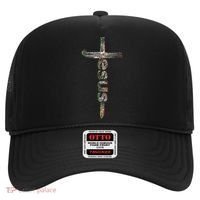 Camo Jesus Cross Hat thumb 0