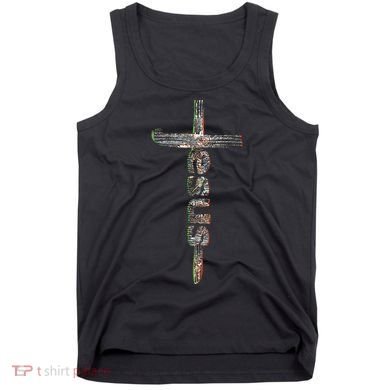 Camo Jesus Cross Tank Top