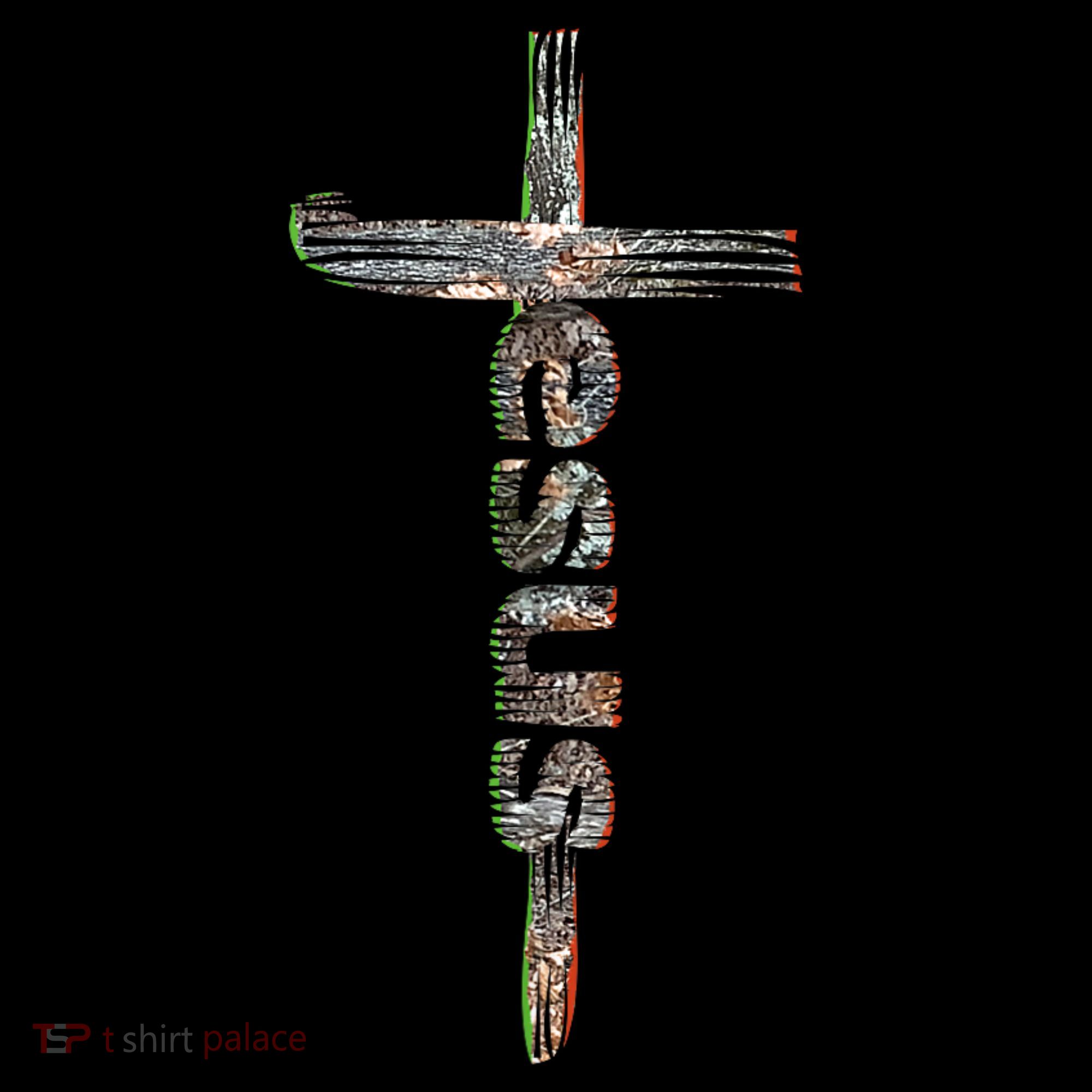 Camo Jesus Cross Tank Top