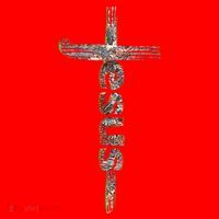 Camo Jesus Cross Santa Hat thumb 1