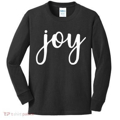 Christmas Joy Kids Long Sleeve Shirt