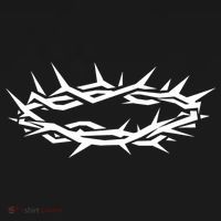 Christian Jesus Crown Of Thorn Good Friday & Easter. Ornament thumb 1