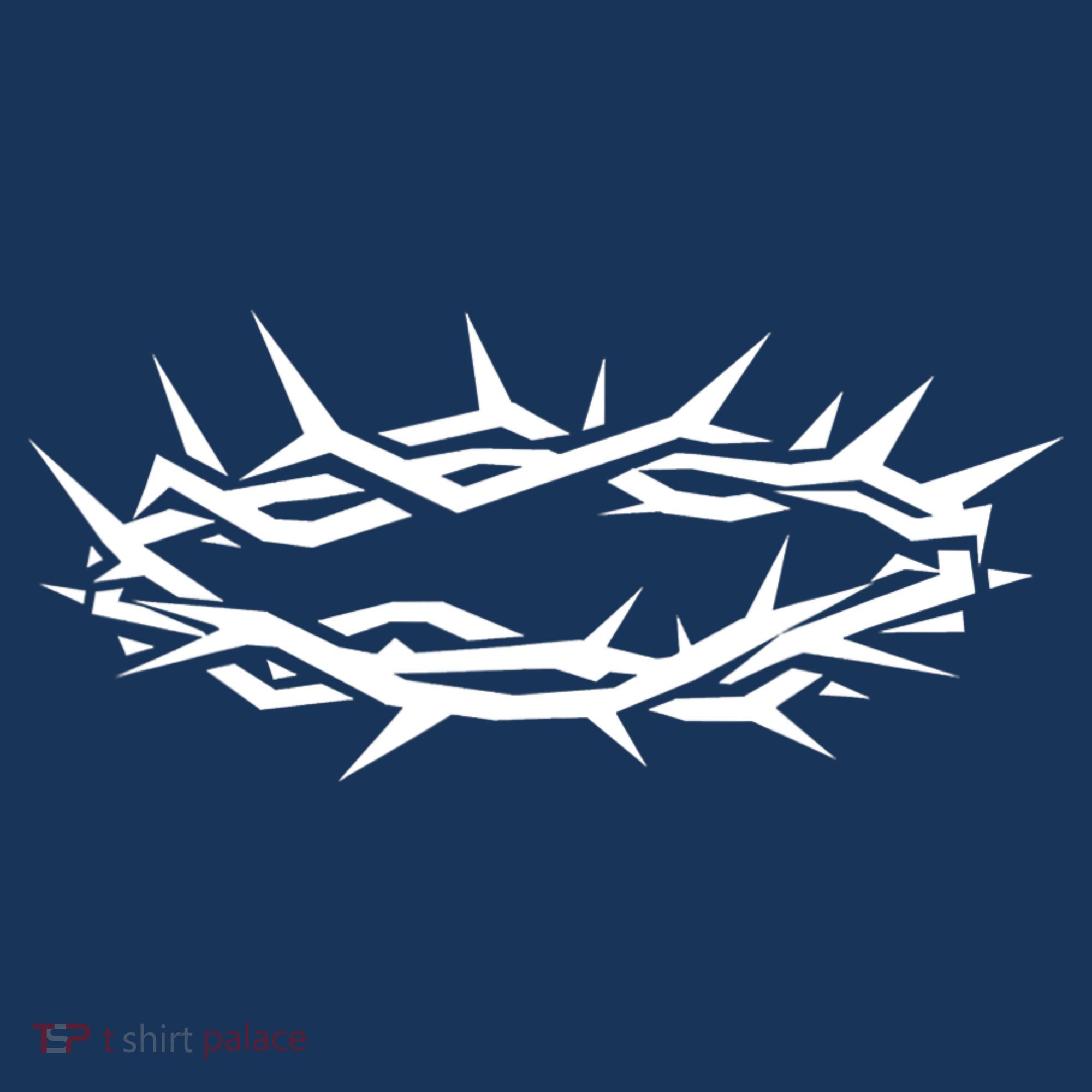 Christian Jesus Crown Of Thorn Good Friday & Easter. Women's Hoodie