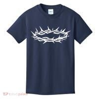 Christian Jesus Crown Of Thorn Good Friday & Easter. Kids T-Shirt thumb 0