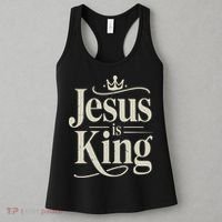 Christian Jesus Christ Is King God Son Women's Tank Top thumb 3