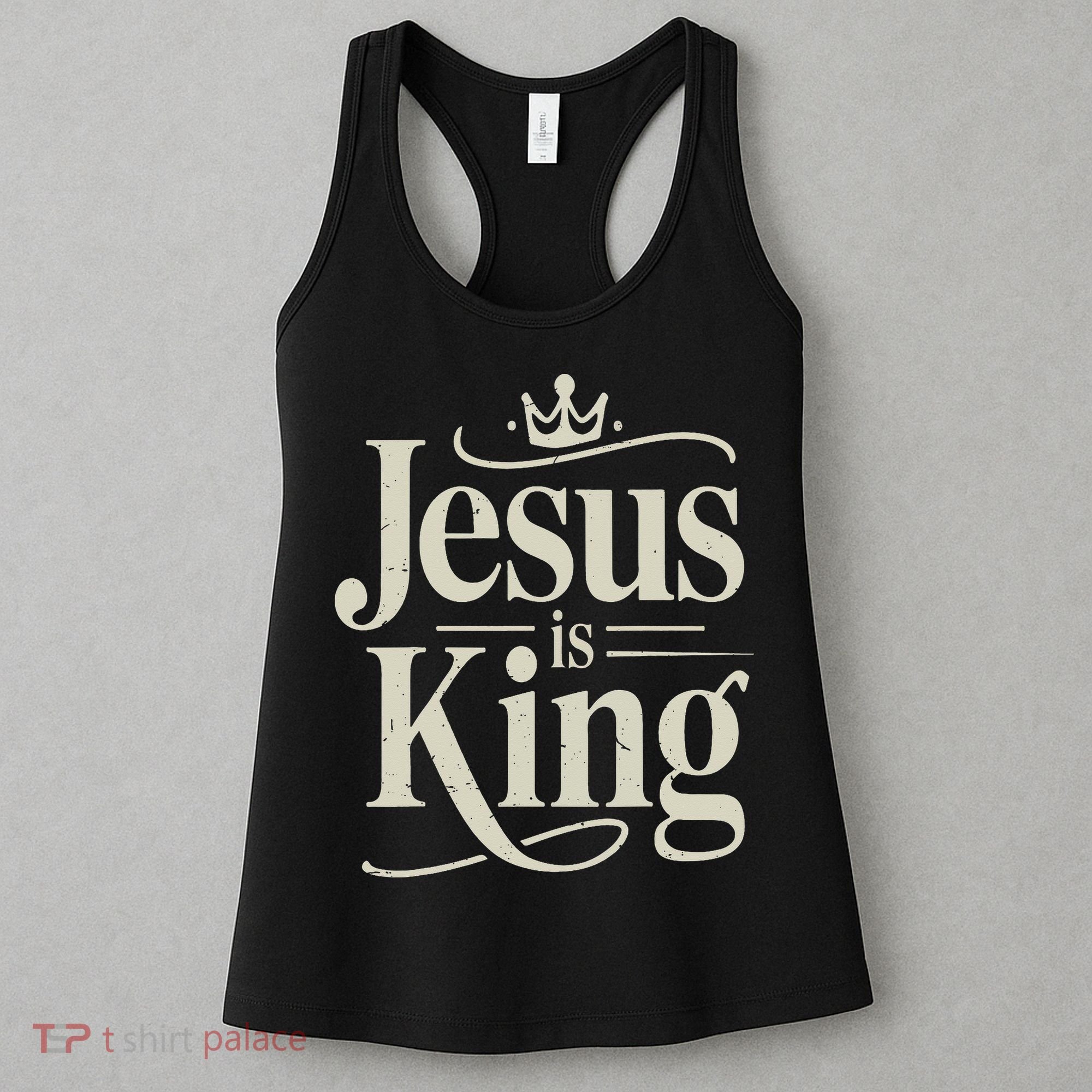 Christian Jesus Christ Is King God Son Women's Tank Top