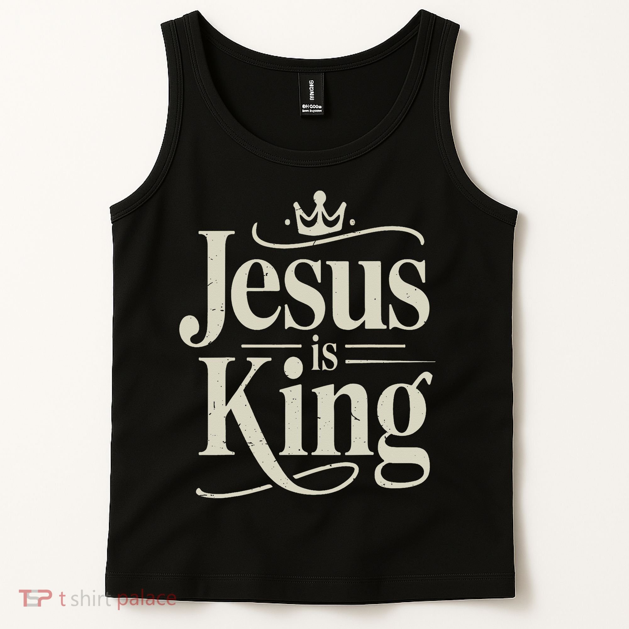 Christian Jesus Christ Is King God Son Tank Top