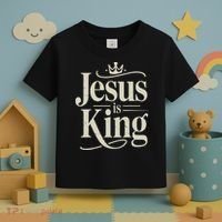 Christian Jesus Christ Is King God Son Toddler T-Shirt thumb 3
