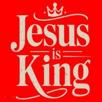 Christian Jesus Christ Is King God Son Santa Hat thumb 1