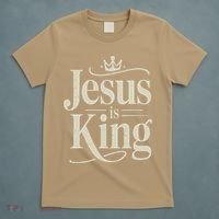 Christian Jesus Christ Is King God Son T-Shirt thumb 5