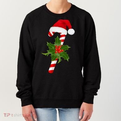 Christmas Jolly Candy Cane Women's Sweatshirt