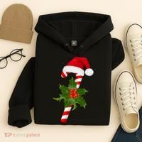 Christmas Jolly Candy Cane Hoodie thumb 4