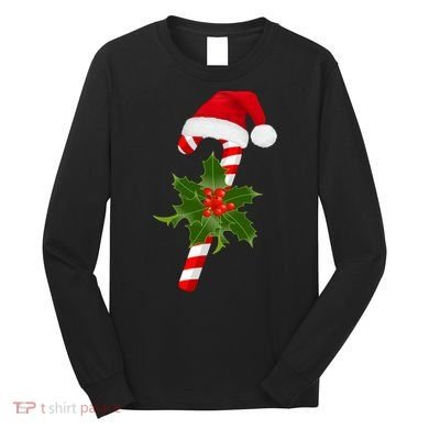 Christmas Jolly Candy Cane Long Sleeve Shirt
