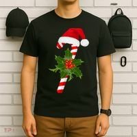 Christmas Jolly Candy Cane T-Shirt thumb 6