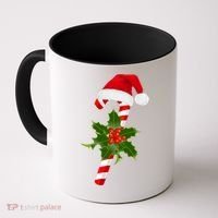 Christmas Jolly Candy Cane Coffee Mug thumb 0