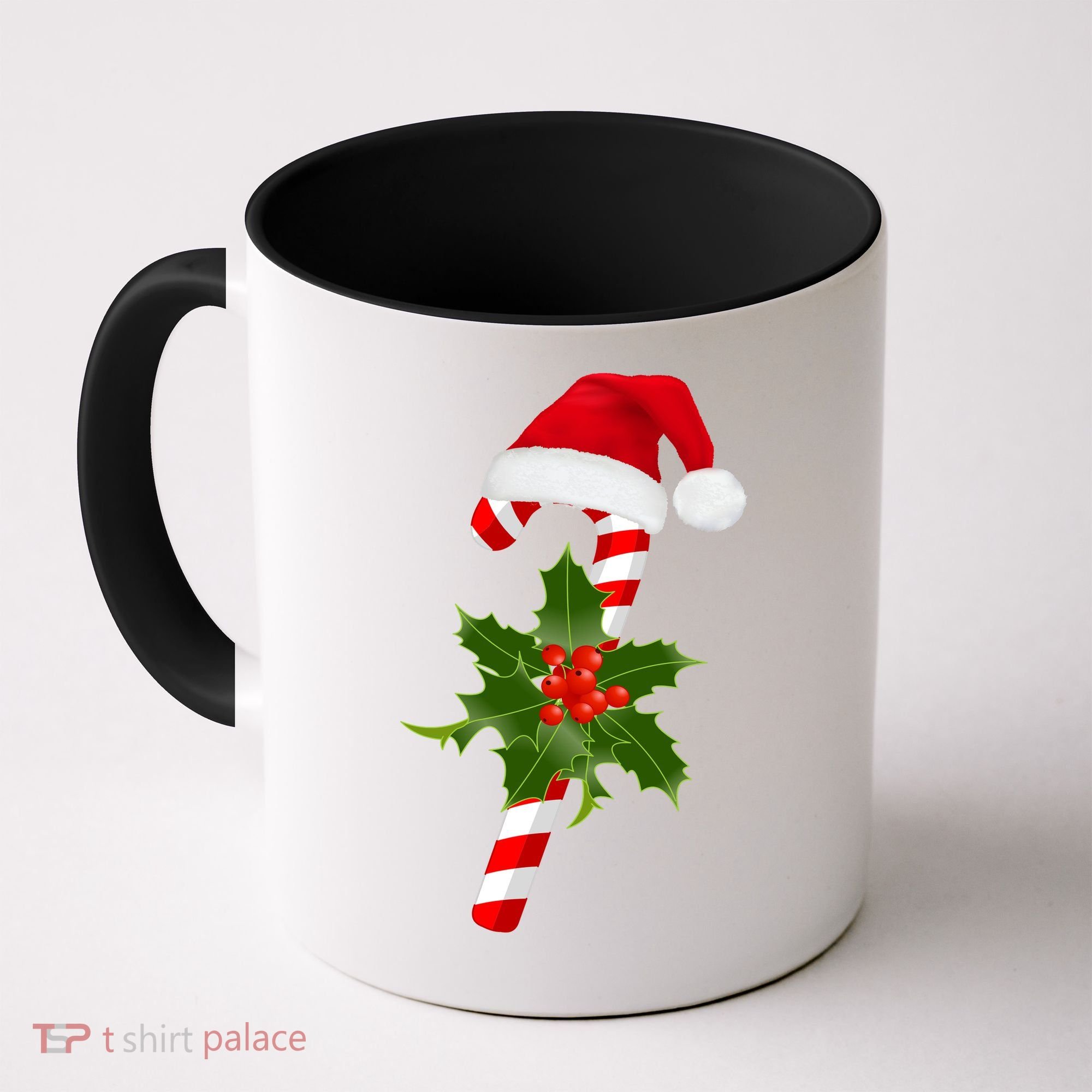 Christmas Jolly Candy Cane Coffee Mug