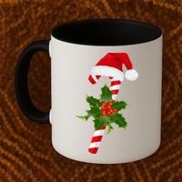 Christmas Jolly Candy Cane Coffee Mug thumb 2