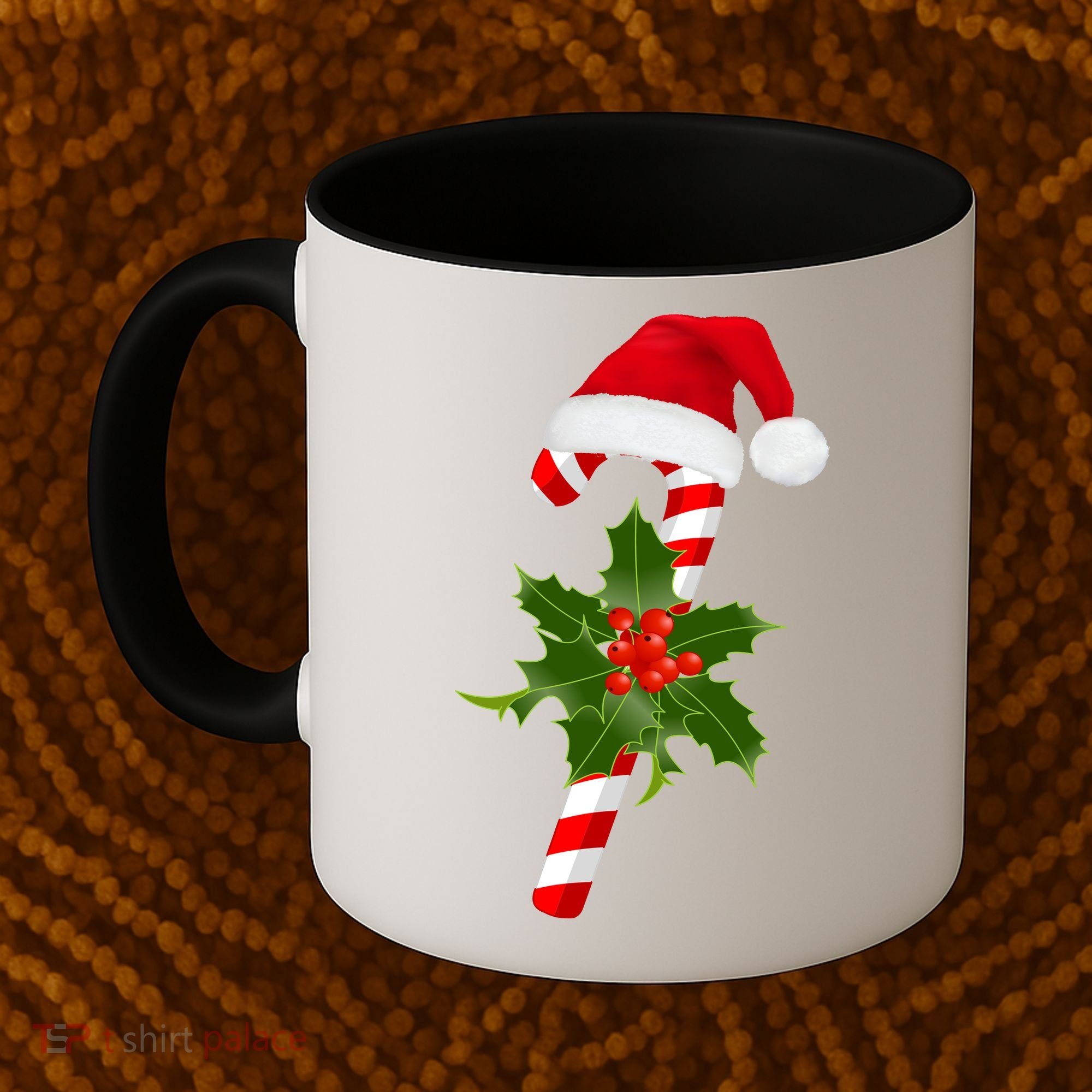 Christmas Jolly Candy Cane Coffee Mug