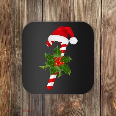 Christmas Jolly Candy Cane Coaster