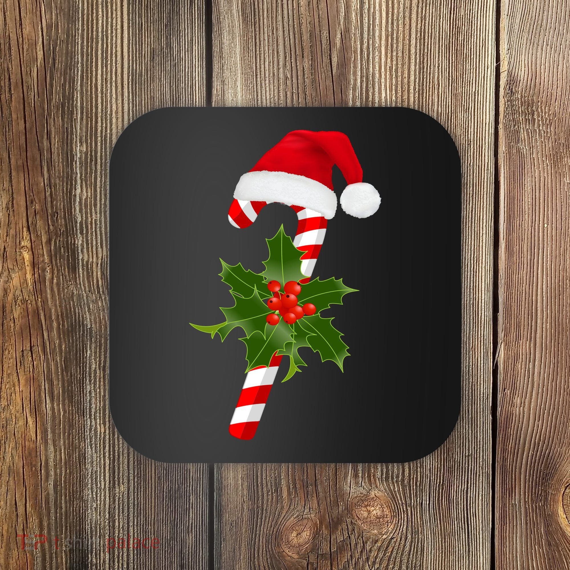 Christmas Jolly Candy Cane Coaster