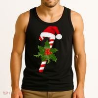 Christmas Jolly Candy Cane Tank Top thumb 3