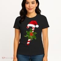 Christmas Jolly Candy Cane Women's T-Shirt thumb 4