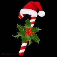 Christmas Jolly Candy Cane Kids Long Sleeve Shirt thumb 2