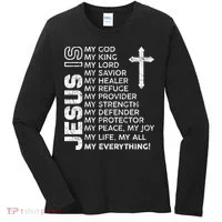 Christian Jesus Women's Long Sleeve Shirt thumb 0