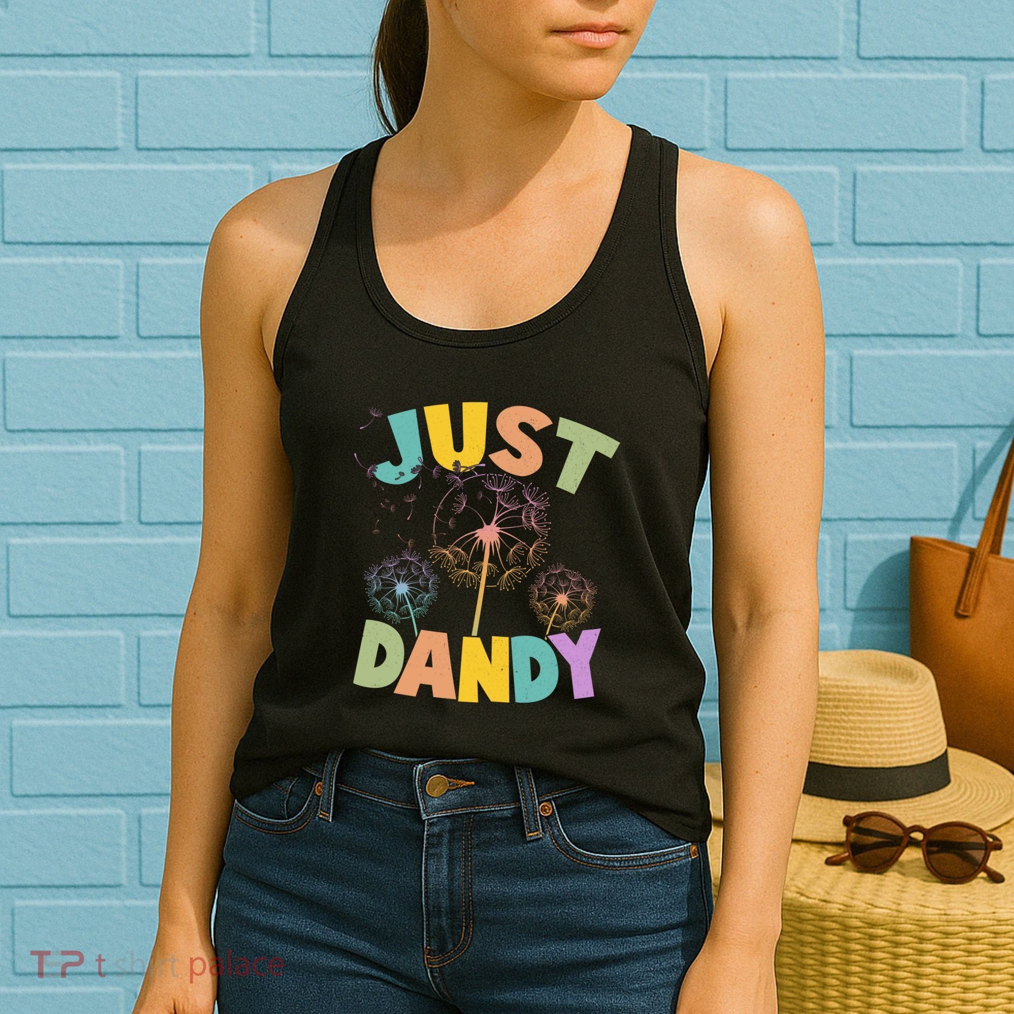 Cute Just Dandy Springtime Dandelions Women's Tank Top