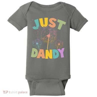 Cute Just Dandy Springtime Dandelions Baby Bodysuit