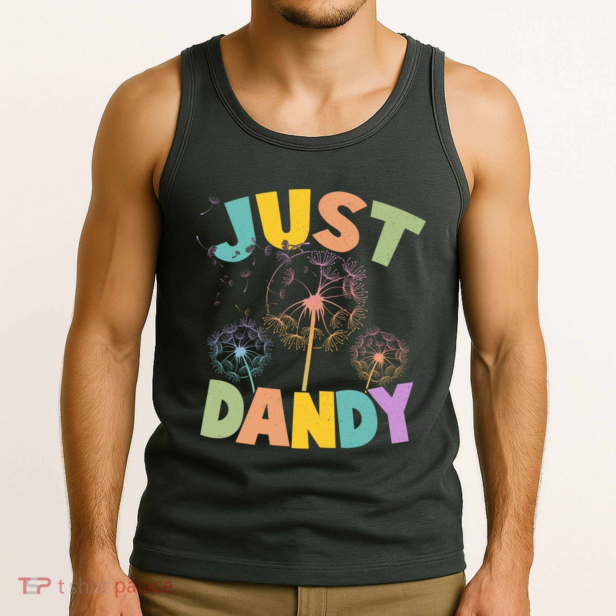 Cute Just Dandy Springtime Dandelions Tank Top