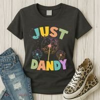 Cute Just Dandy Springtime Dandelions Women's T-Shirt thumb 3