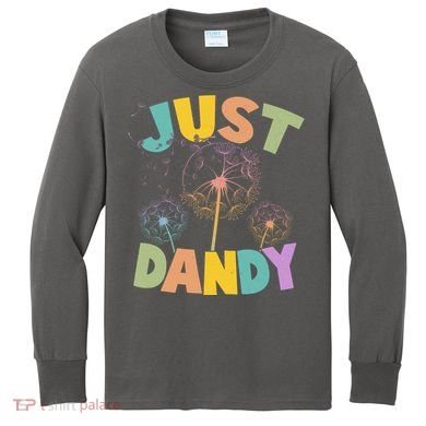 Cute Just Dandy Springtime Dandelions Kids Long Sleeve Shirt