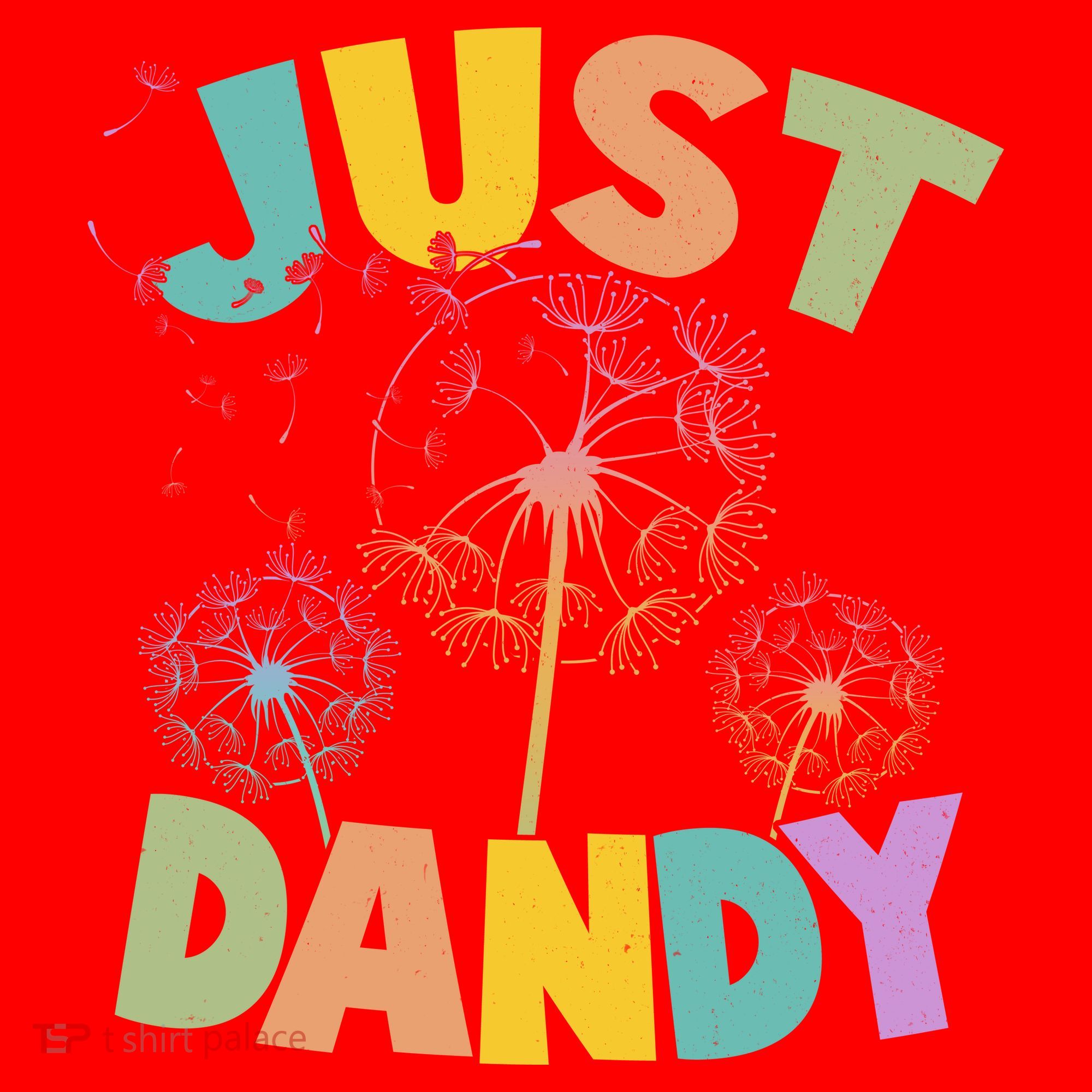 Cute Just Dandy Springtime Dandelions Santa Hat