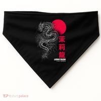 Cool Jasmine Dragon Tea House USA-Made Doggie Bandana thumb 0