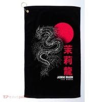 Cool Jasmine Dragon Tea House Golf Towel thumb 0