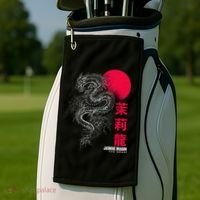Cool Jasmine Dragon Tea House Golf Towel thumb 2